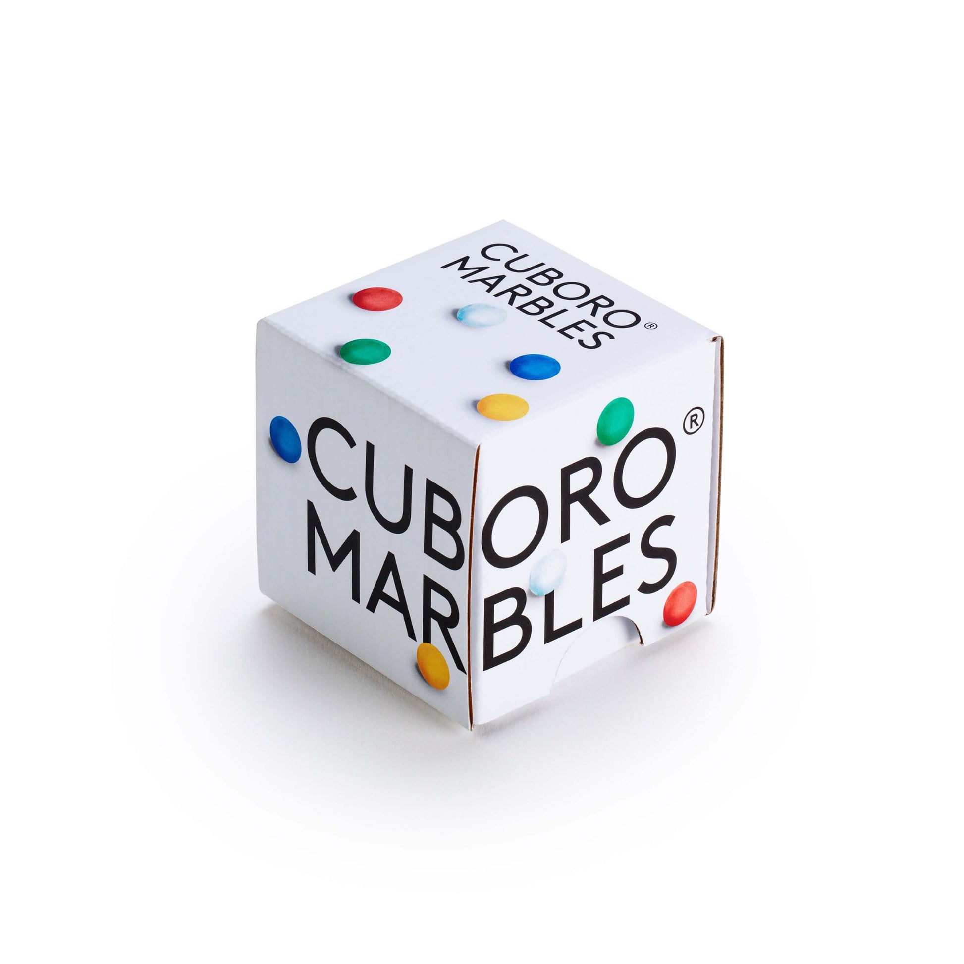 MARBLES - Ensure your CUBORO marble runs flow perfectly with this essential set of CUBORO Marbles! These high-quality glass marbles are precisely matched in size and weight to the CUBORO elements, guaranteeing smooth rolling and optimal performance throug